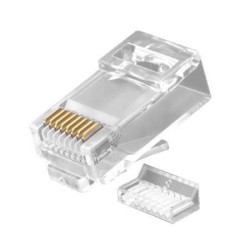 RJ45 UTP plug Cat6a for - AWG23-24 solid/stranded - conductor 10pcs