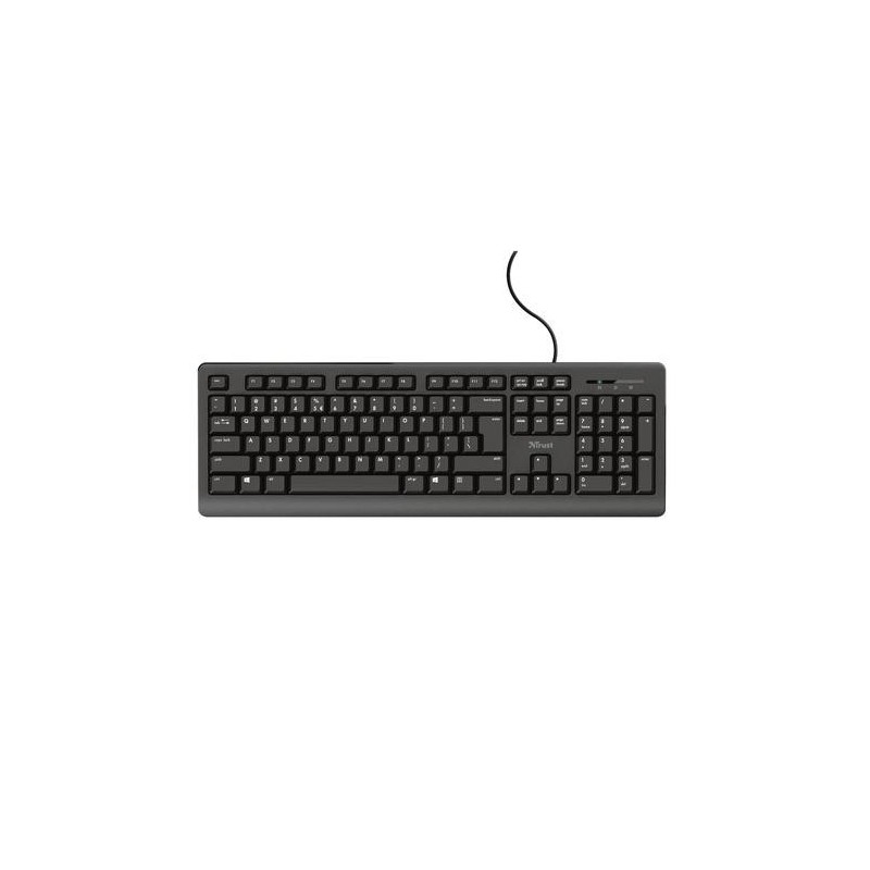 Trust TK-150 tastiera USB QWERTZ Tedesco Nero