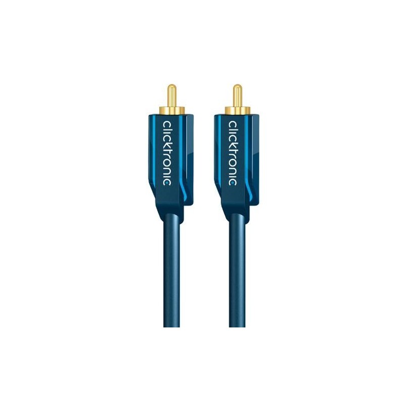 Cavo Audio/Video RCA Clicktronic M/M. Blu. 10 m