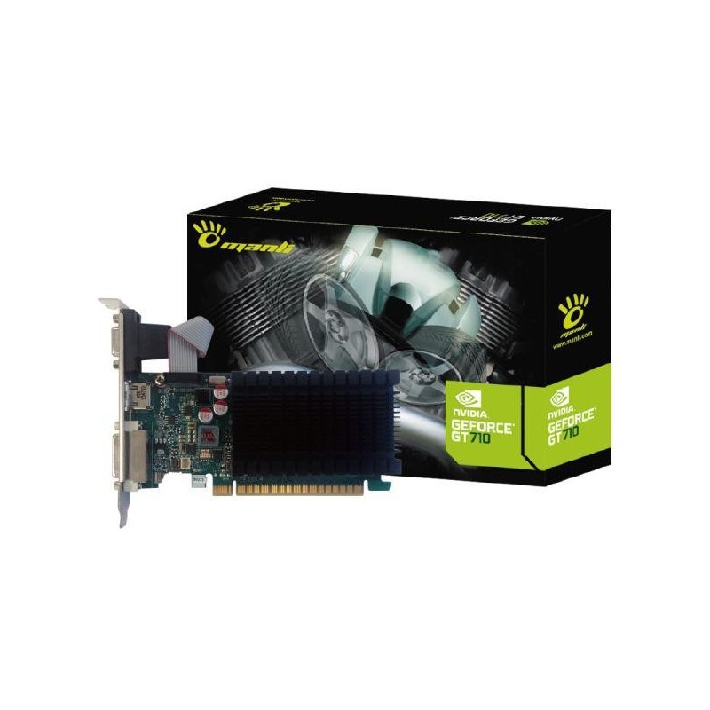 SCHEDA VIDEO GEFORCE GT710 HEATSINK 2 GB PCI-E (N308GT7100F2620)