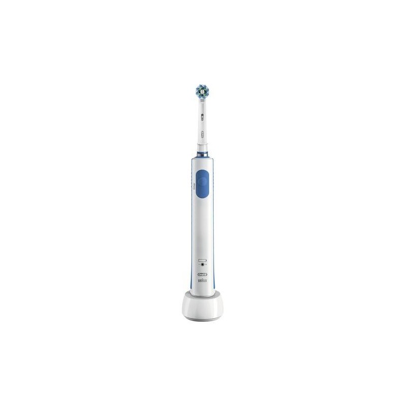 Oral-B PRO 600 Cross Action Adulto Spazzolino rotante-oscillante Blu,