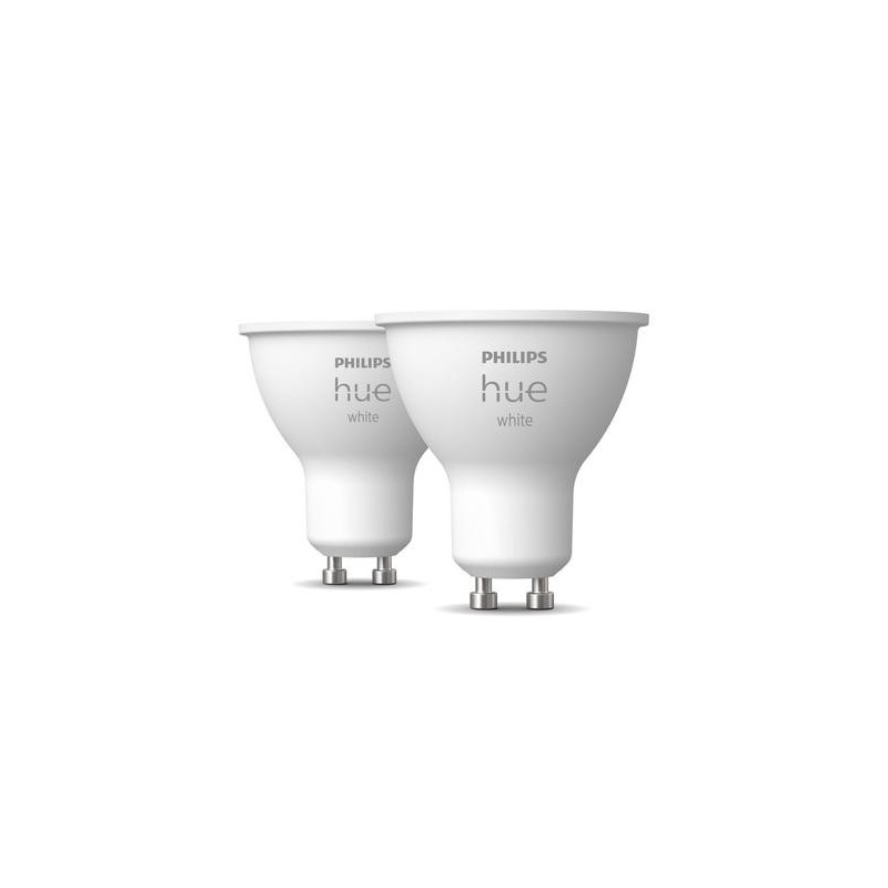 Philips Hue White 2 Lampadine Smart GU10 57 W