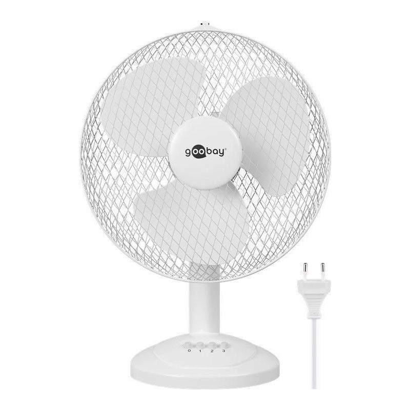 Goobay 39512 ventilatore Bianco 12-inch Table Fan