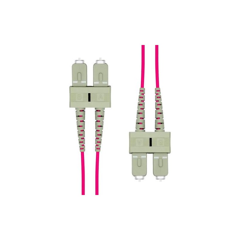 ProXtend FO-SCSCOM4D-001 cavo a fibre ottiche 1 m SC/UPC OM4 Viola