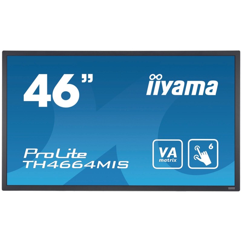 Iiyama ProLite TH4664MIS-B1 LCD-Touchscreen 116,8 cm (46&quot;&quot;) schwarz