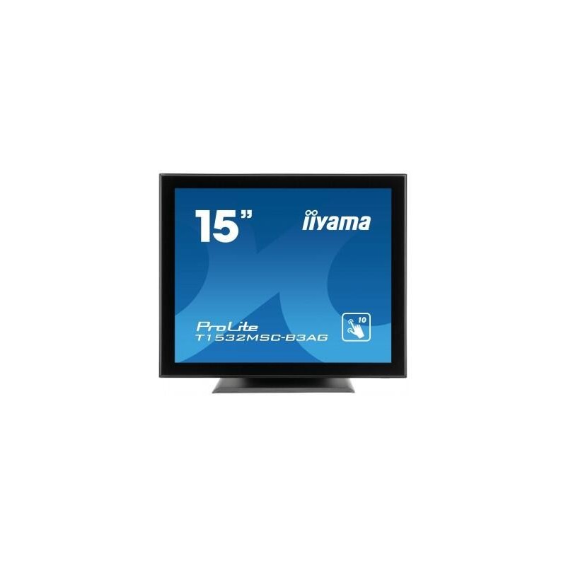 Iiyama Monitor ProLite T1532MSC-B3AG LED-Touch-Display 38cm (15&quot;&quot;) sc