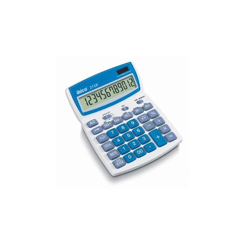 Calcolatrice fittizia Ibico 212x - Chiavi di soccorso - Funzione fisc