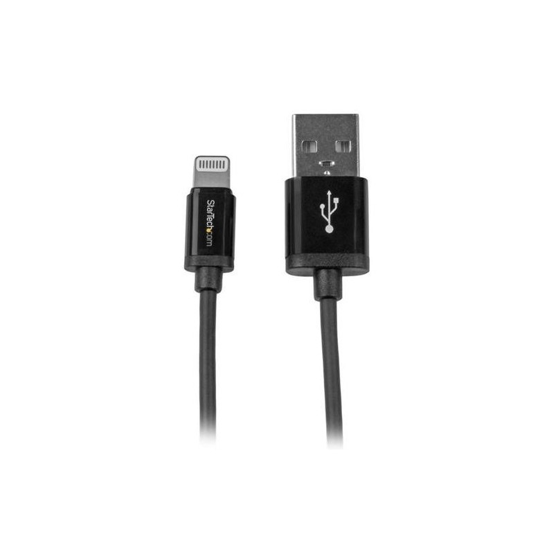 StarTech.com Cavo connettore lightning a 8 pin Apple nero a USB da 1m