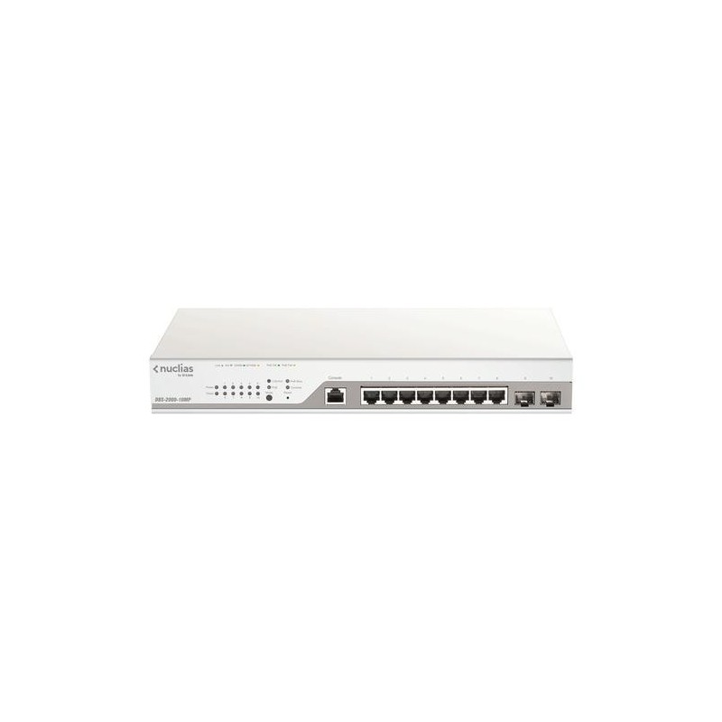 D-Link DBS-2000-10MP switch di rete Gestito L2 Gigabit Ethernet (10/1