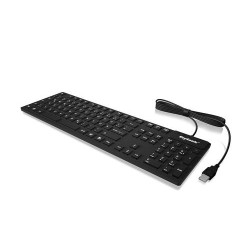 KeySonic KSK-8030IN tastiera USB QWERTY Inglese US Nero