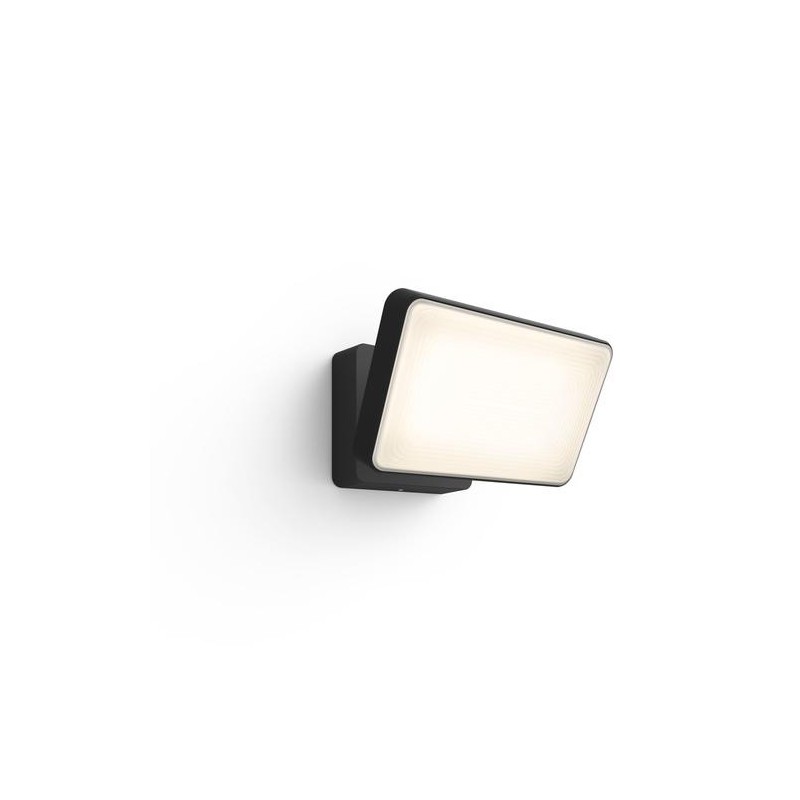 Philips Hue White Welcome White Proiettore a muro Nero in Alluminio