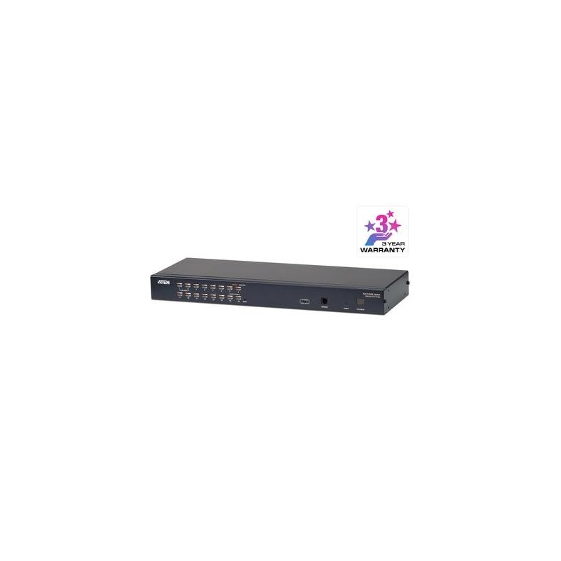 ATEN KH1516A switch per keyboard-video-mouse (kvm) Montaggio rack Nero