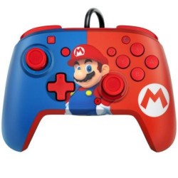 PDP Mario REMATCH Blu, Rosso USB Gamepad Nintendo Switch, Nintendo Sw