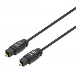 Manhattan 356091 cavo a fibre ottiche 5 m TOSLINK Nero