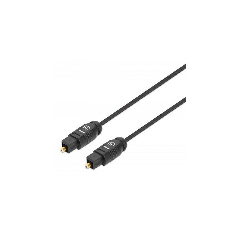 Manhattan 356091 cavo a fibre ottiche 5 m TOSLINK Nero