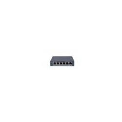 HIKVISION SWITCH L2, SMART MANAGED, 4 GIGABIT RJ45 POE PORTS, 2 GIGAB