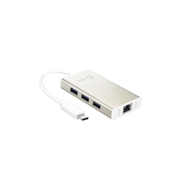 j5create JCH471-N Adattatore multiplo Gigabit Ethernet e hub USB-C&trade;