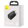 Baseus Travel Charger Super Si 1C Quick Charger 25W EU Black (CCSP020