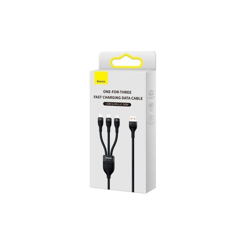 Baseus Universal Flash Series II 3-in-1 Fast Charging Data Cable (Typ