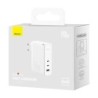 Baseus Travel Charger GaN5 Pro Fast wall charger, C+C+U, 140W White E