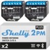 Shelly Plus 2PM DOUBLE PACK - Smart Relay 16A AC/DC WiFi