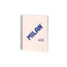 Milan Cuaderno Espiral Formato A4 Pautado 7mm - 80 Hojas de 95 gr/m2 