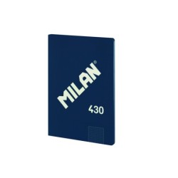 Milan Libreta Encolada Formato A4 Cuadricula 5x5mm - 48 Hojas de 95 g