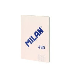 Milan Libreta Encolada Formato A4 Cuadricula 5x5mm - 48 Hojas de 95 g