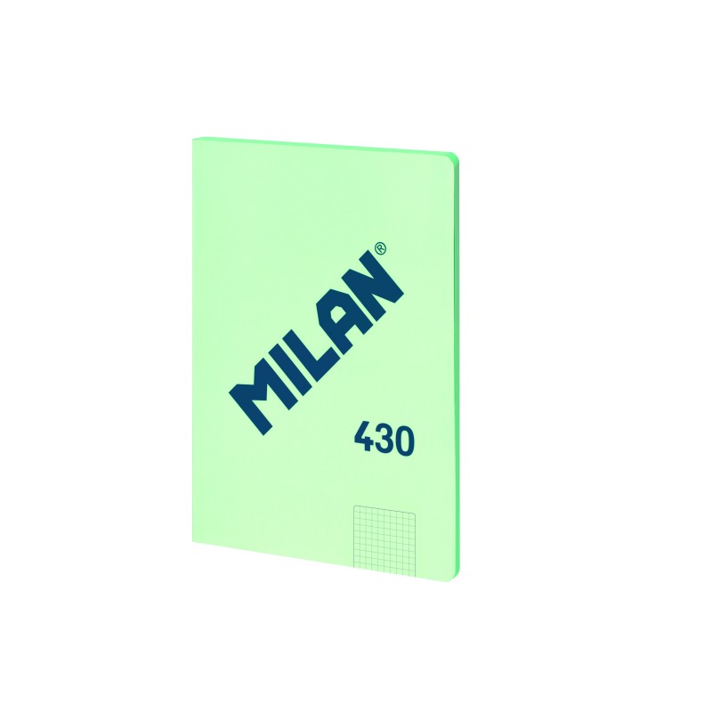 Milan Libreta Encolada Formato A4 Cuadricula 5x5mm - 48 Hojas de 95 g