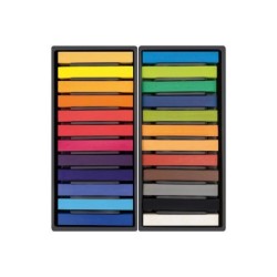 Milan Art Pack de 24 Pasteles Blandos - Colores Intensos y Brillantes