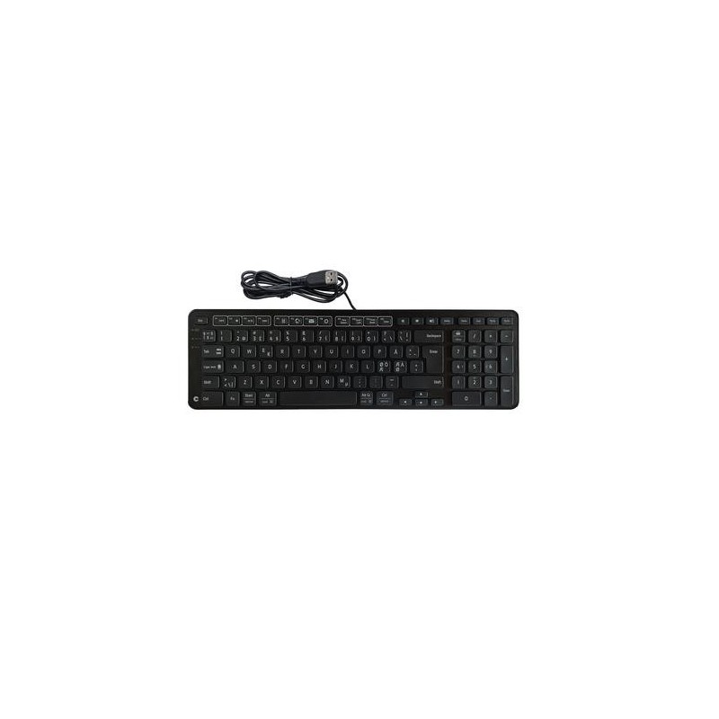 Contour Design Balance tastiera USB QWERTY Nordic Nero