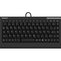 KeySonic ACK-595C+ tastiera USB QWERTY Inglese US Nero