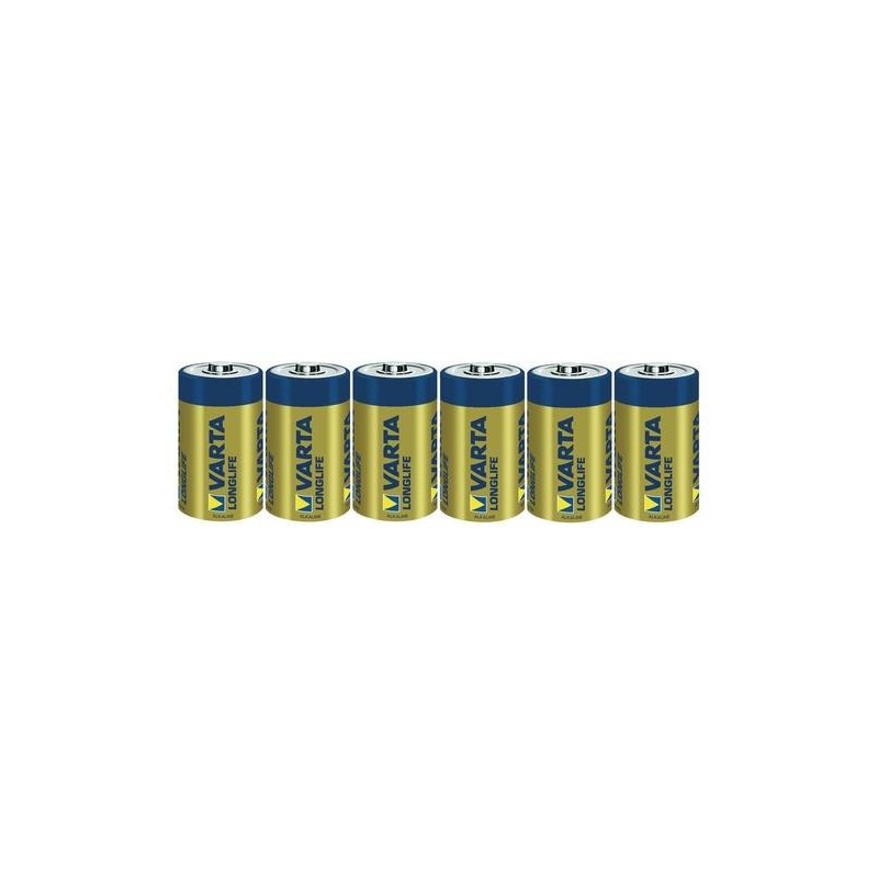 Varta Longlife Extra D, 6x Batteria monouso Alcalino