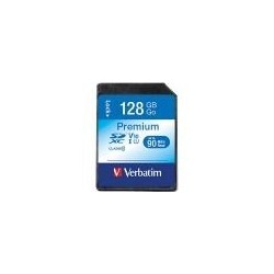 Verbatim Premium 128 GB SDXC Classe 10 (Verbatim Premium SDXC C10/U1 