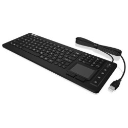 KeySonic KSK-6231INEL tastiera USB QWERTY Inglese US Nero