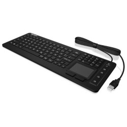 KeySonic KSK-6231INEL tastiera USB QWERTZ Svizzere Nero