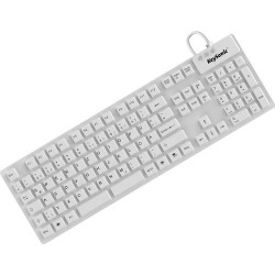 KeySonic KSK-8030IN tastiera USB QWERTZ Tedesco Bianco