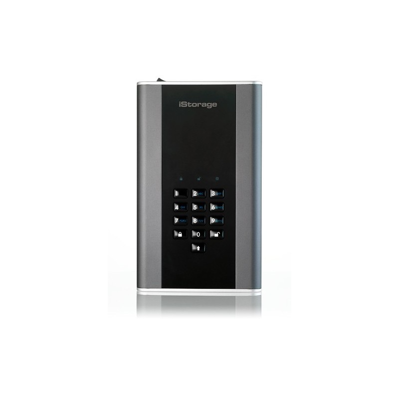 iStorage DiskAshur DT2 disco rigido esterno 18000 GB Nero Grigio