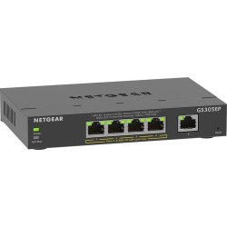 NETGEAR 5-Port Gigabit Ethernet PoE+ Plus Switch (GS305EP) Gestito L2