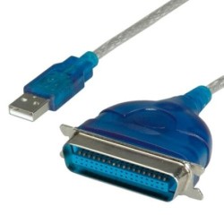 VALUE Cavo convertitore da USB a IEEE1284, C36, 1,8 m