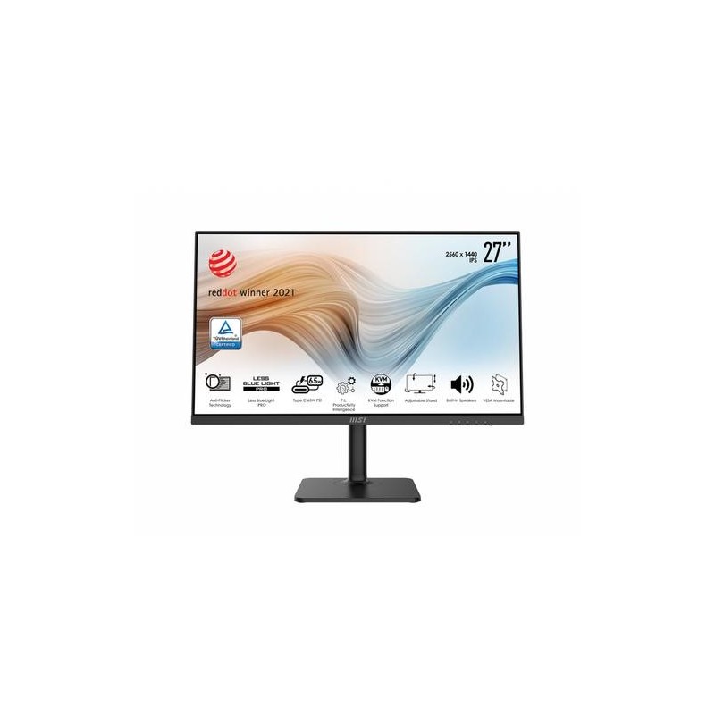 MSI Modern MD272QP 68,6 cm (27&quot;) 2560 x 1440 Pixel Quad HD LED Nero