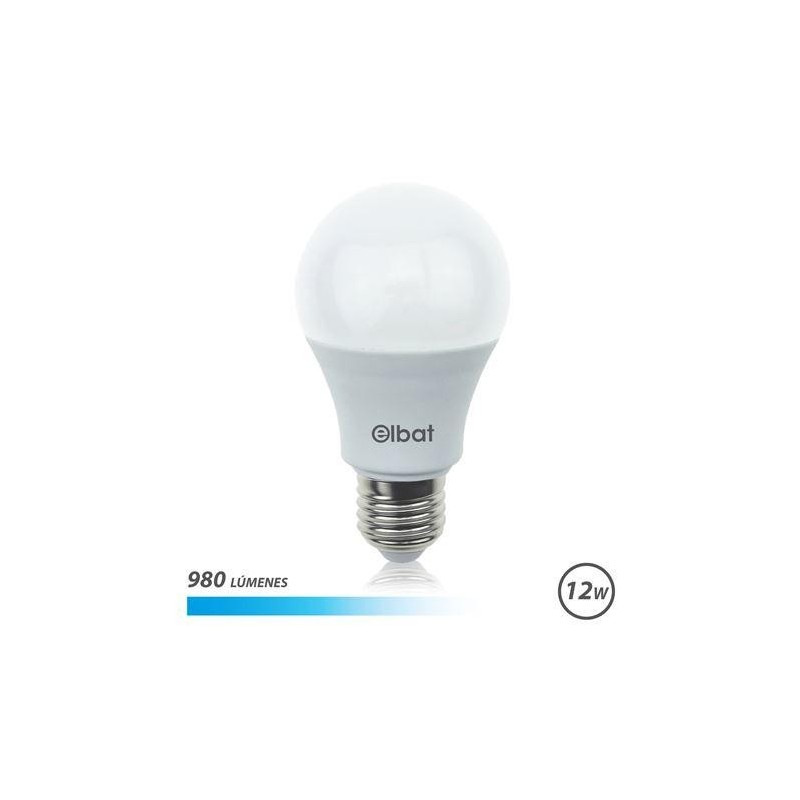 Bulbo LED Elbat A60 12W E27 980LM - 6500K Fria Light