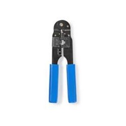 Nedis CCGP89500BU kabel krimper Combinatiegereedschap Zwart, Blauw