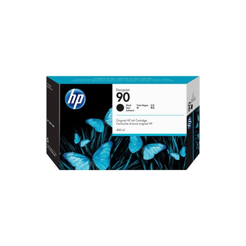 HP Cartuccia inchiostro nero DesignJet 90, 400 ml