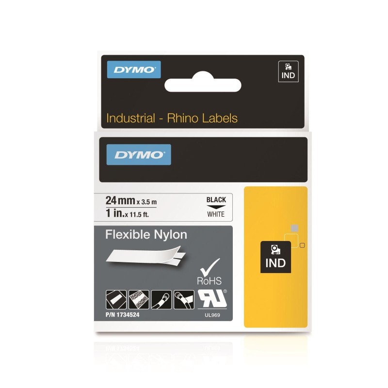 DYMO 24mm Flexible Nylon Tape nastro per etichettatrice D1 DYMO S077