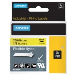 Dymoâ® Banda ind -letter originale per Rhino ¢ nylon 12mm x 35m -