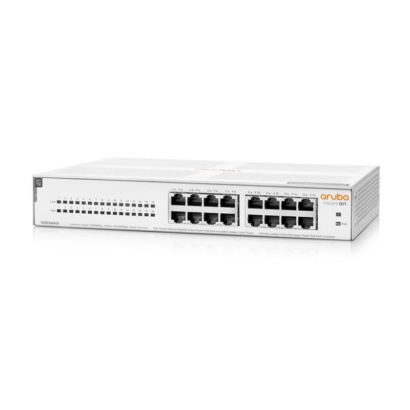 Hewlett Packard Enterprise Aruba Instant On 1430 16G Class4 PoE 124W