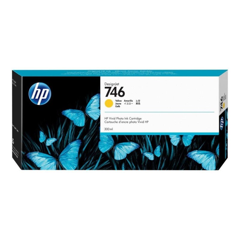 CARTUCCIA HP 746 YELLOW 300ML