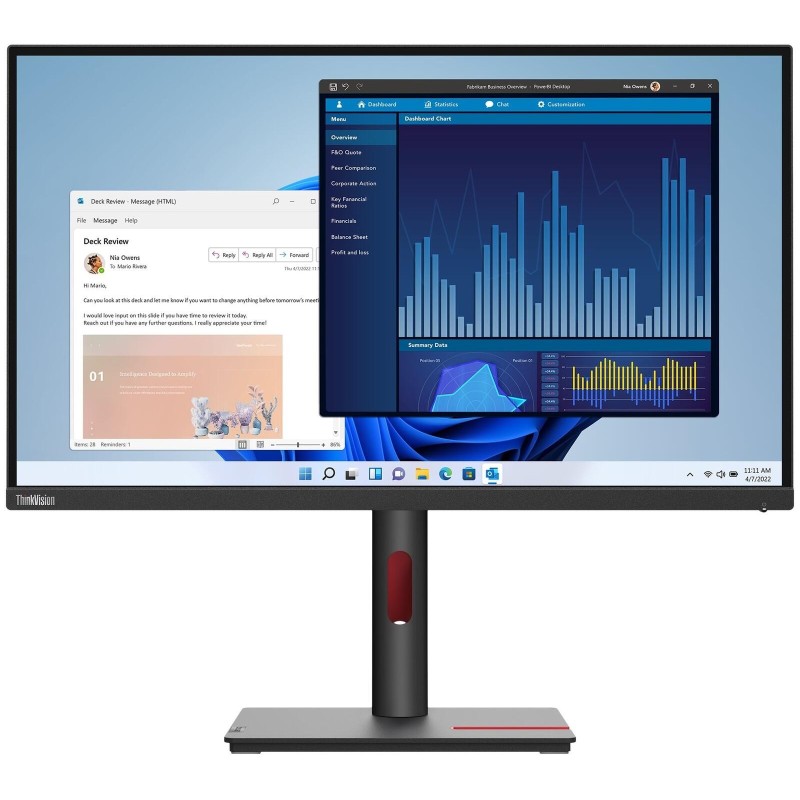 Lenovo ThinkVision T27p-30 686 cm 27 3840 x 2160 Pixel 4K Ultra HD