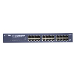 NETGEAR 24-port Gigabit Rack Mountable Network Switch Non gestito Blu